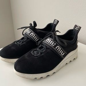 Miu Miu Maglia Knit Sneakers